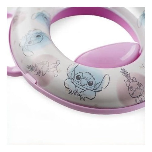 RÉDUCTEUR WC CONFORT AVEC POIGNÉES LILO et STITCH afbeelding 3