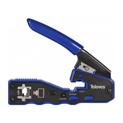 Crimping machine for RJ45 connectors with automatic cutting Televes 209802 afbeelding 5