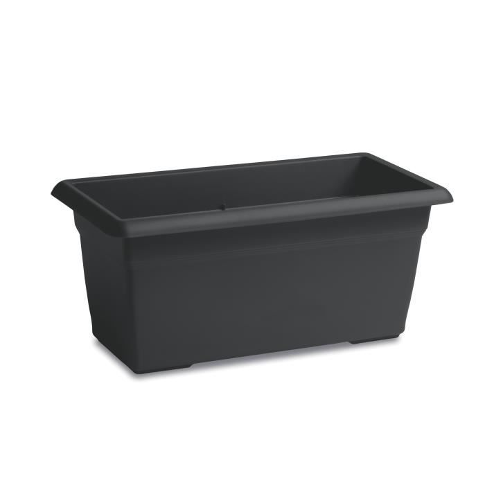 STEFANPLAST MEDITERRANEO Rectangular Planter - 110 L - 100x45x40H cm - Anthracite