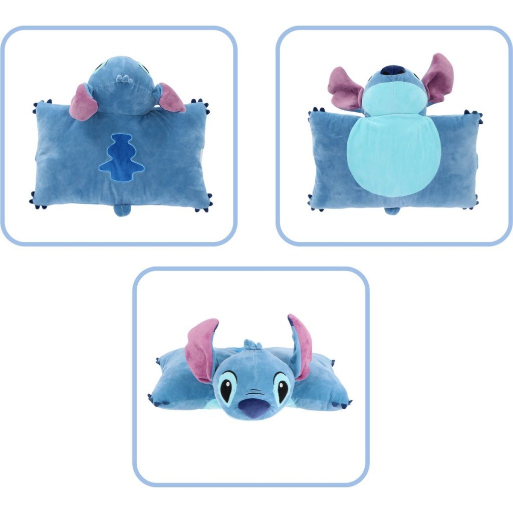 Disney Stitch Plush Pillow Stitch 45x28 cm Blue