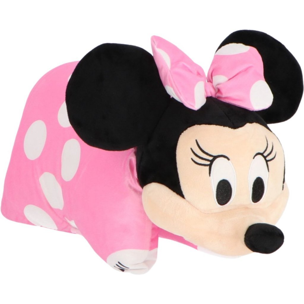 Disney Minnie Mouse Plush Pillow 45x28 cm Black/Pink
