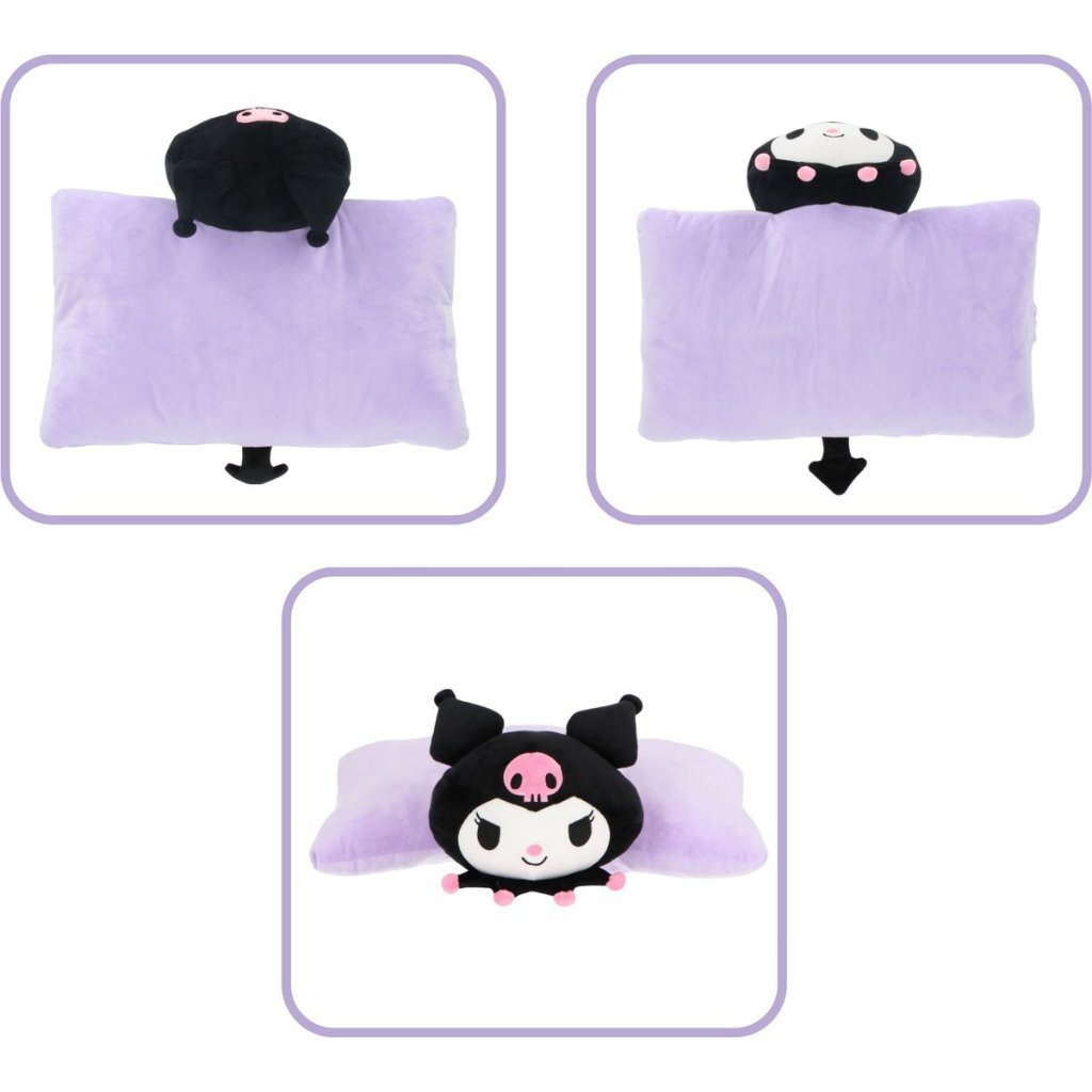 Hello Kitty Plush Cushion Kuromi 45x28 cm Black/Purple/White