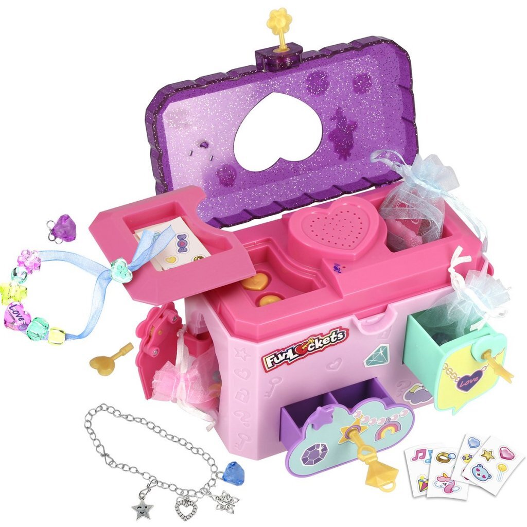 Jumbo FunLockets Secret Jewelry Box and Message Recorder - Creative Play Set