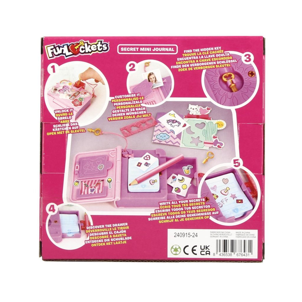 Jumbo Funlockets Secret Mini Diary