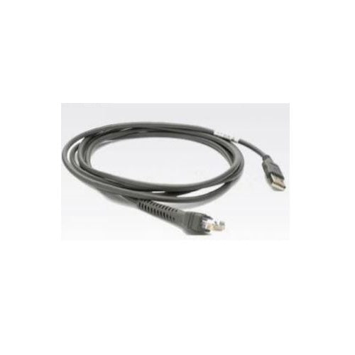 Zebra Verbindungskabel, USB Verbindungskabel, USB, gerade, geschirmt, Länge: 2m (CBA-U46-S07ZAR) afbeelding 1