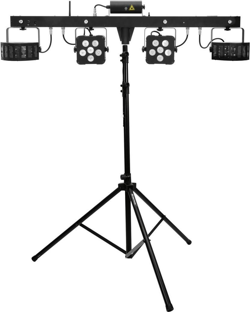 EUROLITE Set LED KLS Laser Bar PRO FX Light Set + M-4 Speaker Stands