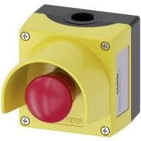 Siemens SIRIUS ACT Emergency Stop Switch - 500V, IP69K 3SU1851-0NA00-2AC2