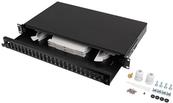Lanberg 19" 1U Fiber Patch Panel 24xSC Duplex/ 24xLC Quad B (FOP1-24SD-LQB)