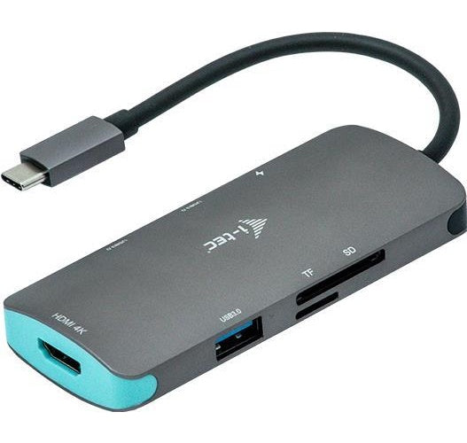 i-Tec USB-C Metal Nano Dock 4K HDMI + Power Delivery - Dockingstation - USB-C 3,1 - HDMI (C31NANODOCKPD) afbeelding 1