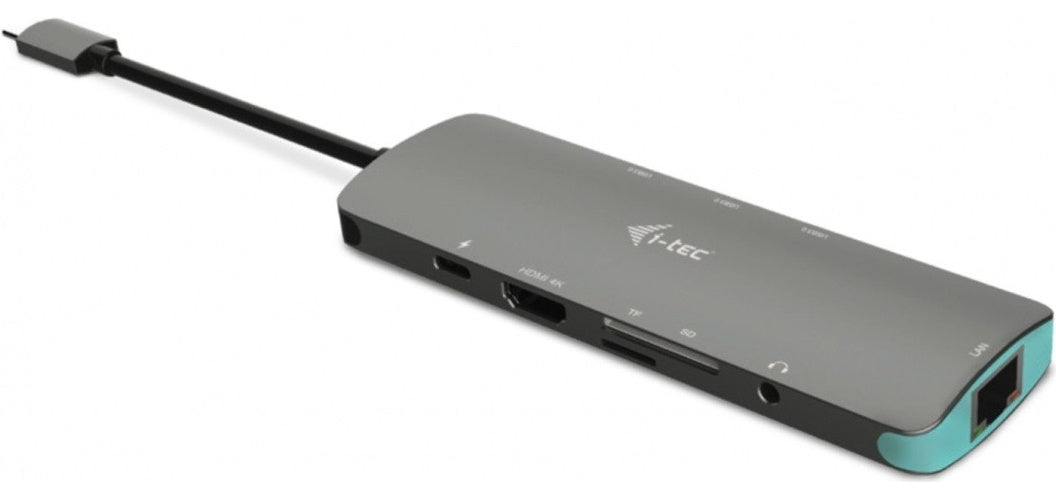 i-Tec USB-C Metal Nano Docking Station 4K HDMI LAN + Power Delivery - Dockingstation - USB-C 3,1 - HDMI - GigE (C31NANODOCKLANPD) afbeelding 1