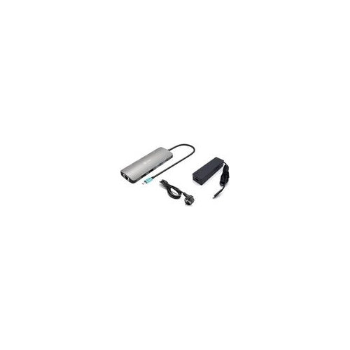 i-tec USB-C Metal Nano Dock 2x HDMI 1x GLAN USB 3.2 2.0 3.2 Gen.1 Data (C31NANOHDM2D100) afbeelding 1