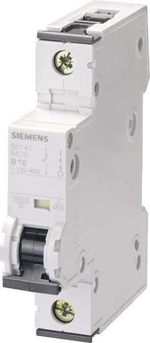 Siemens Leitungsschutzschalter Allstromsensitiver 16 A 1-polig, Auslösecharakteristik C (5SY5116-7)