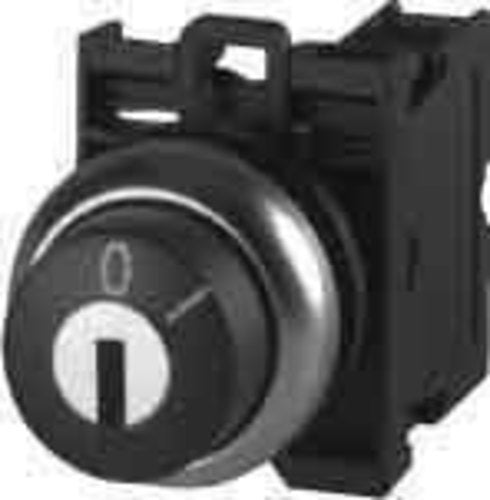 Eaton M22-WRS-MS5 Electric Key Switch - Black/Silver - Model 111785