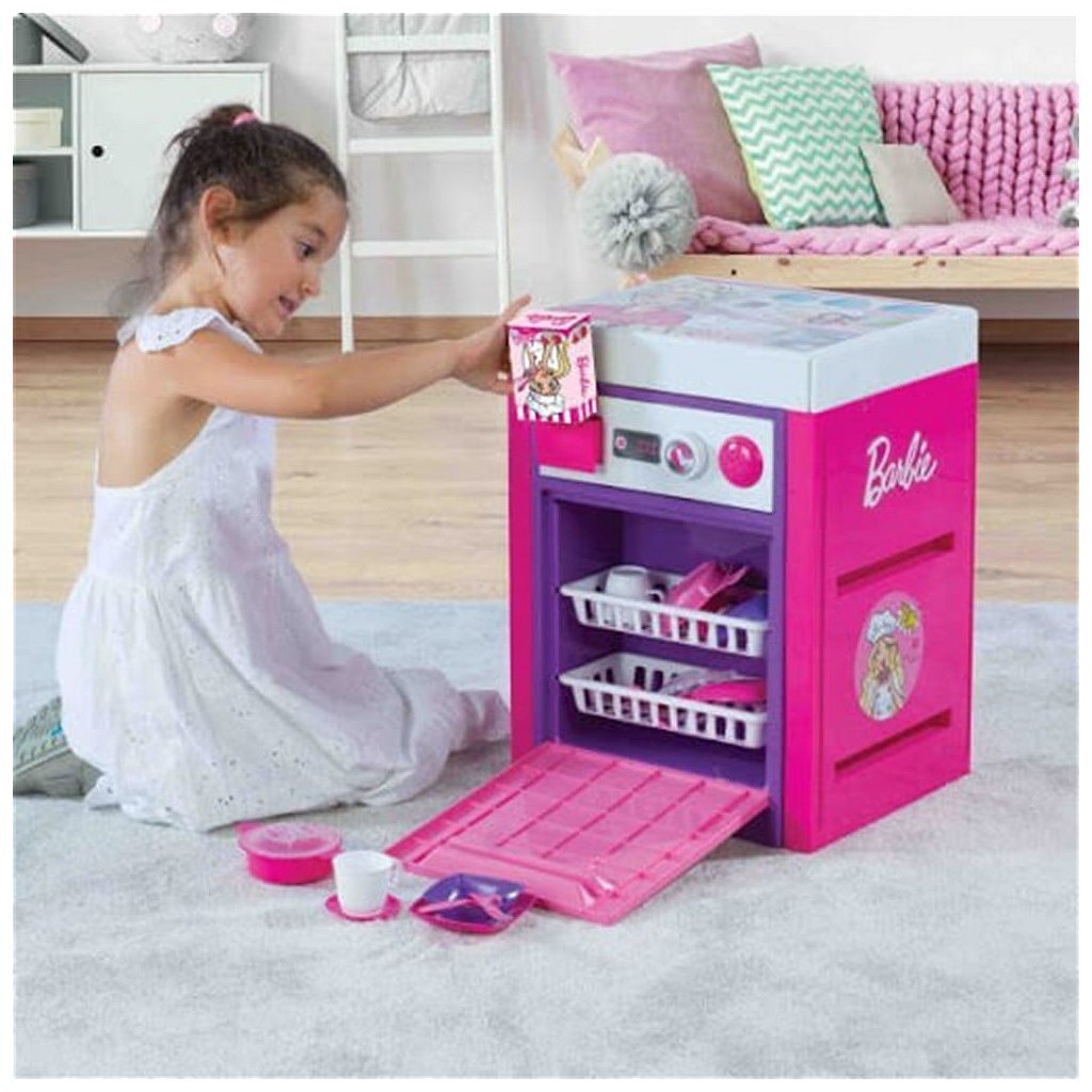 Dolu Barbie Dishwasher with Sound Effects for Children 3+