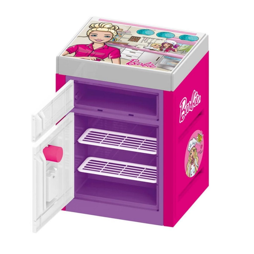 Dolu Refrigerator with Sound Pink/Purple - Barbie - Dimensions: 68.5 x 36 x 33.5 cm
