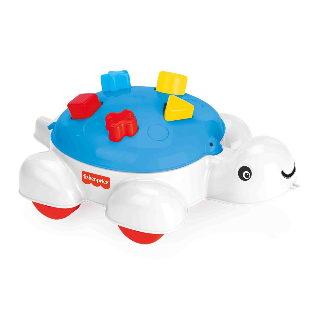 Dolu Shape Sorter Turtle - Fisher Price - 5 Colored Shapes