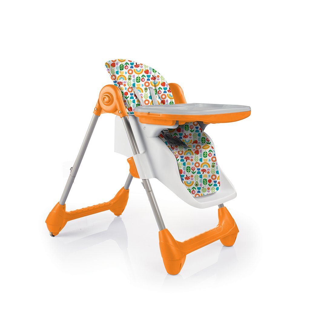Dolu Fisher Price Deluxe High Chair White/Orange 105x57x87 cm