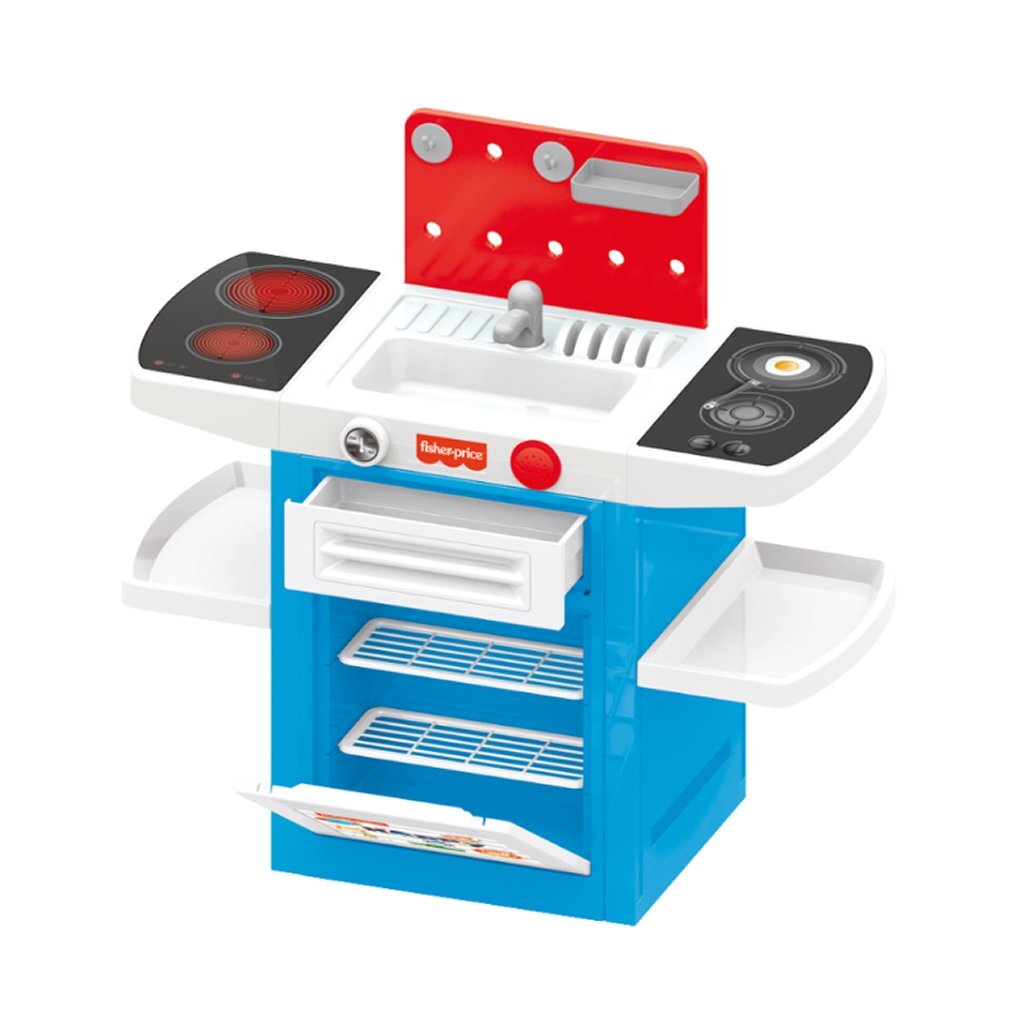 Dolu Fisher Price Kitchen Playset with Sound and 21 Accessories