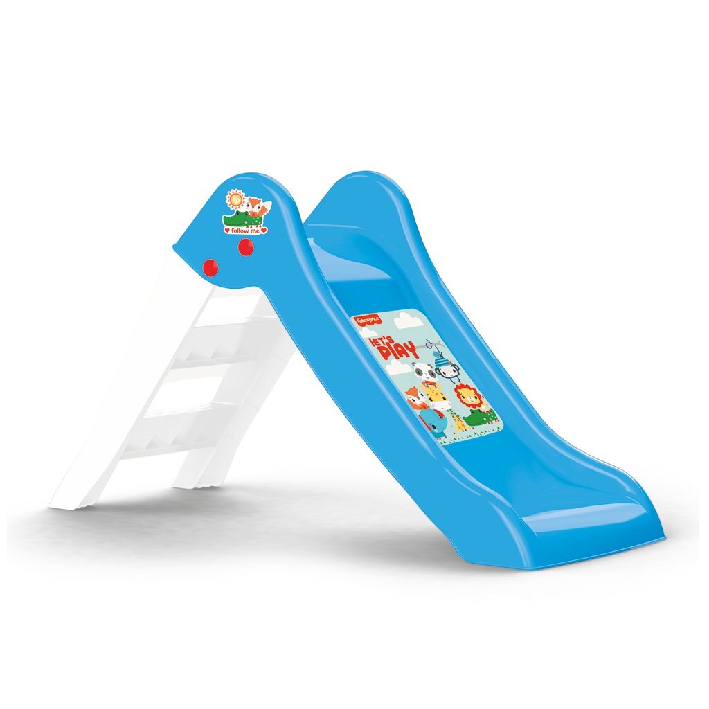 Dolu Fisher Price Slide Blue/White 70x111x47 cm for Kids
