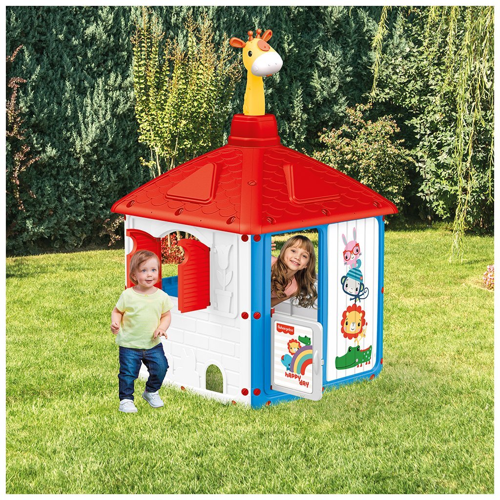 Dolu Fisher Price Playhouse 178.5x104x104 cm - Colorful Indoor/Outdoor Playhouse for Ages 2+