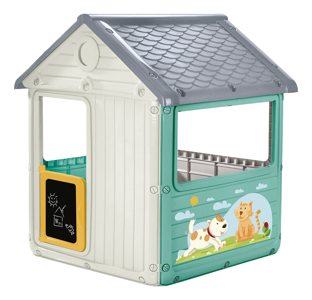 Dolu Playhouse with Chalkboard for Indoor and Outdoor Use