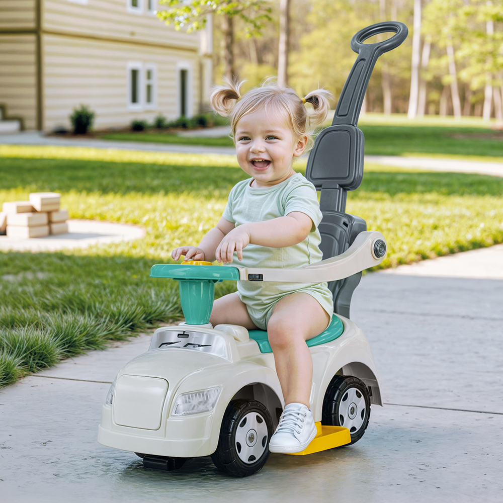 Dolu Step Car 4-in-1 Grow-Along Ride-On Car with Rocking Seat