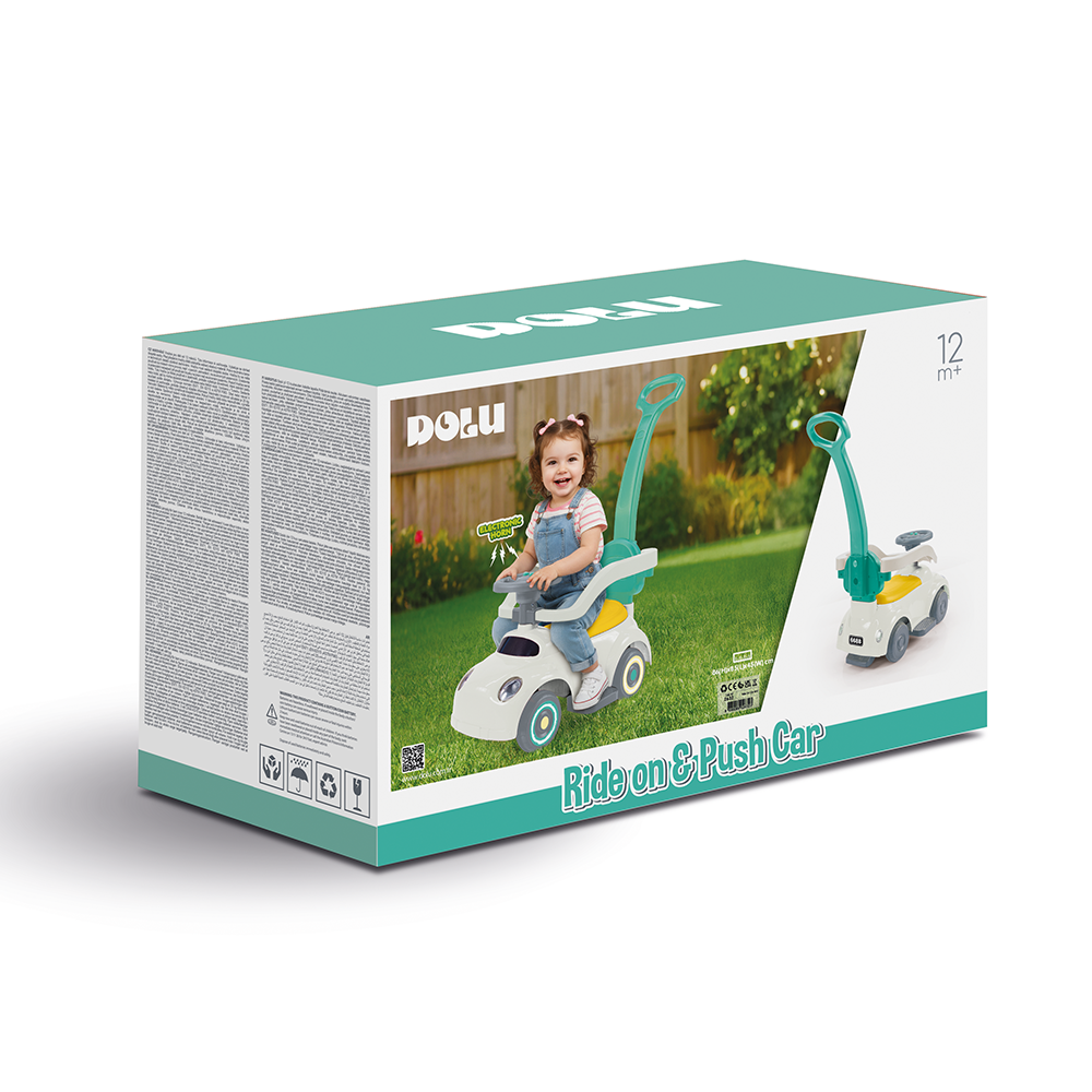 Dolu Step Car 4-in-1 Grow-Along Ride-On Car with Rocking Seat