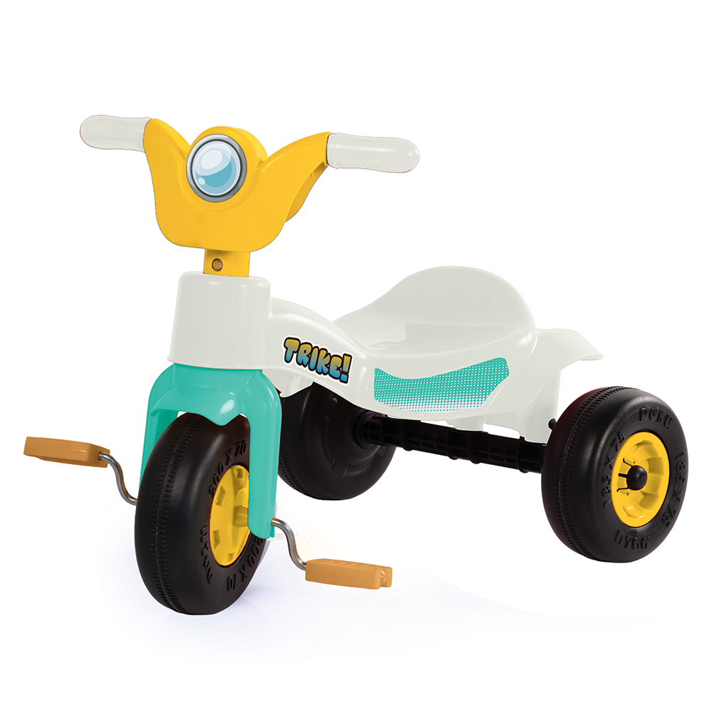 Dolu Trike Tricycle White/Blue/Yellow 49x42x60cm