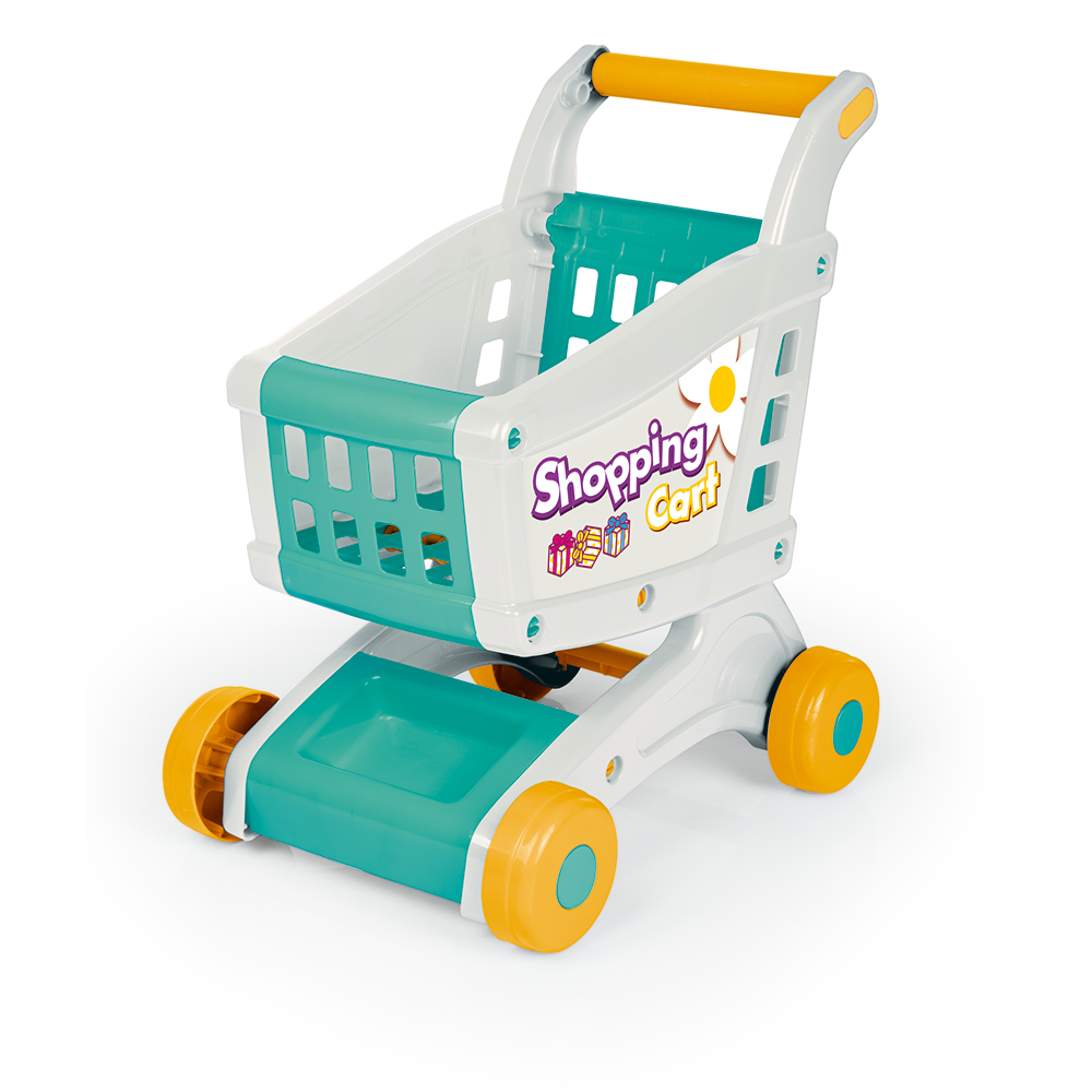 Dolu Shopping Cart White 48.5x42.5x31cm