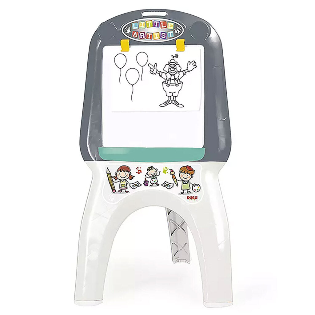 Dolu Jumbo Children's Coloring Easel Gray - Suitable from 3 Years
