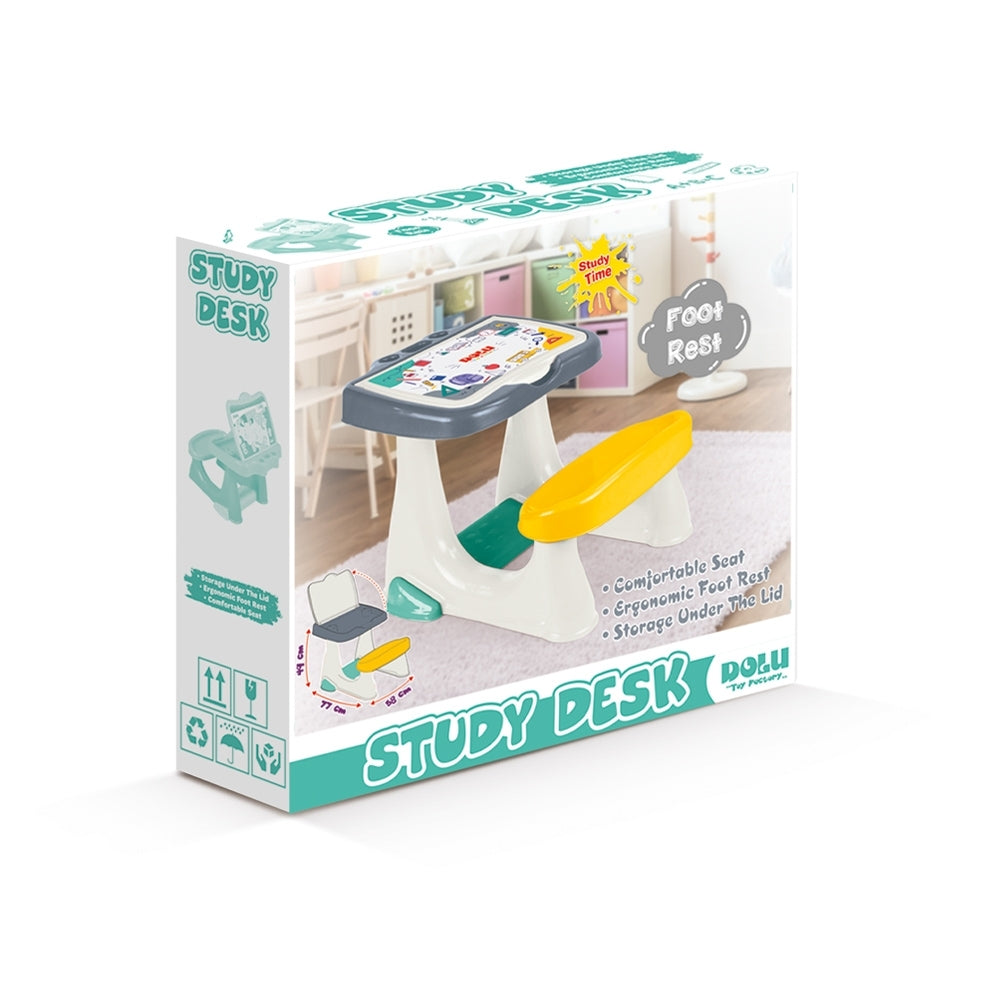 Dolu Children's Desk 50x77x57 cm Pastel - Fun Learning Table with Chair