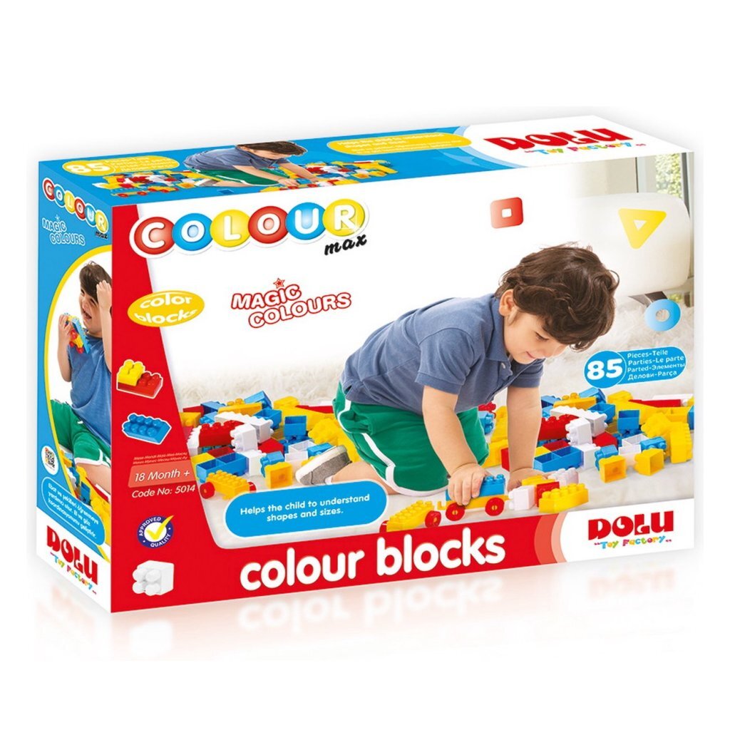 Dolu Blocks 85-Piece Set for Children from 18 Months