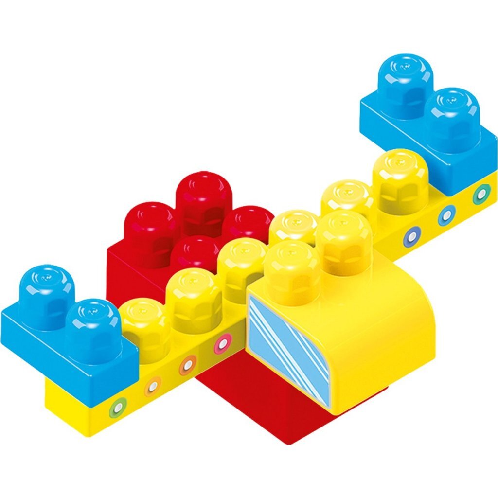 Dolu Blocks Road Track Playset 50-Piece Set for Children