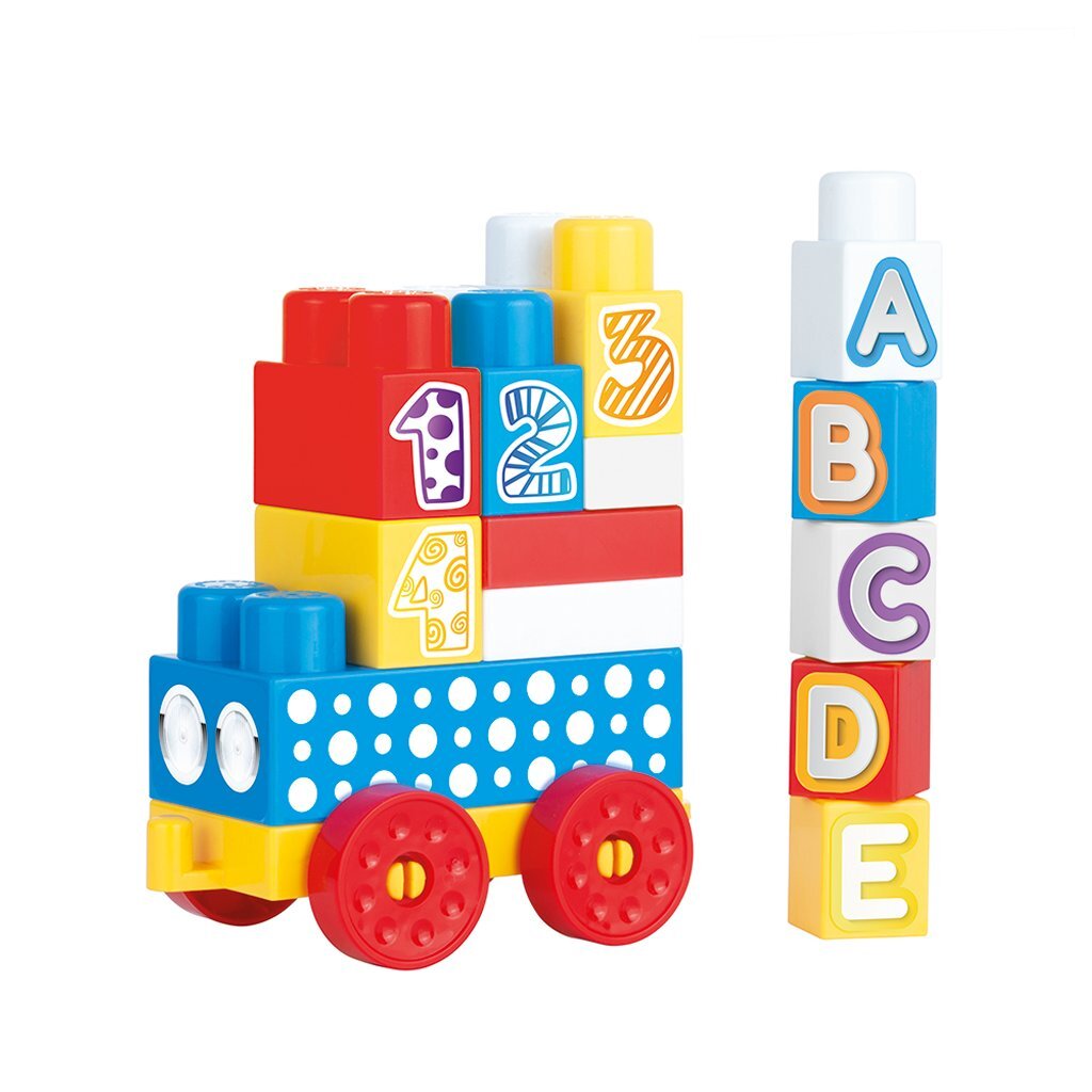 Dolu Block Train with 20 Blocks for Children from 1 Year