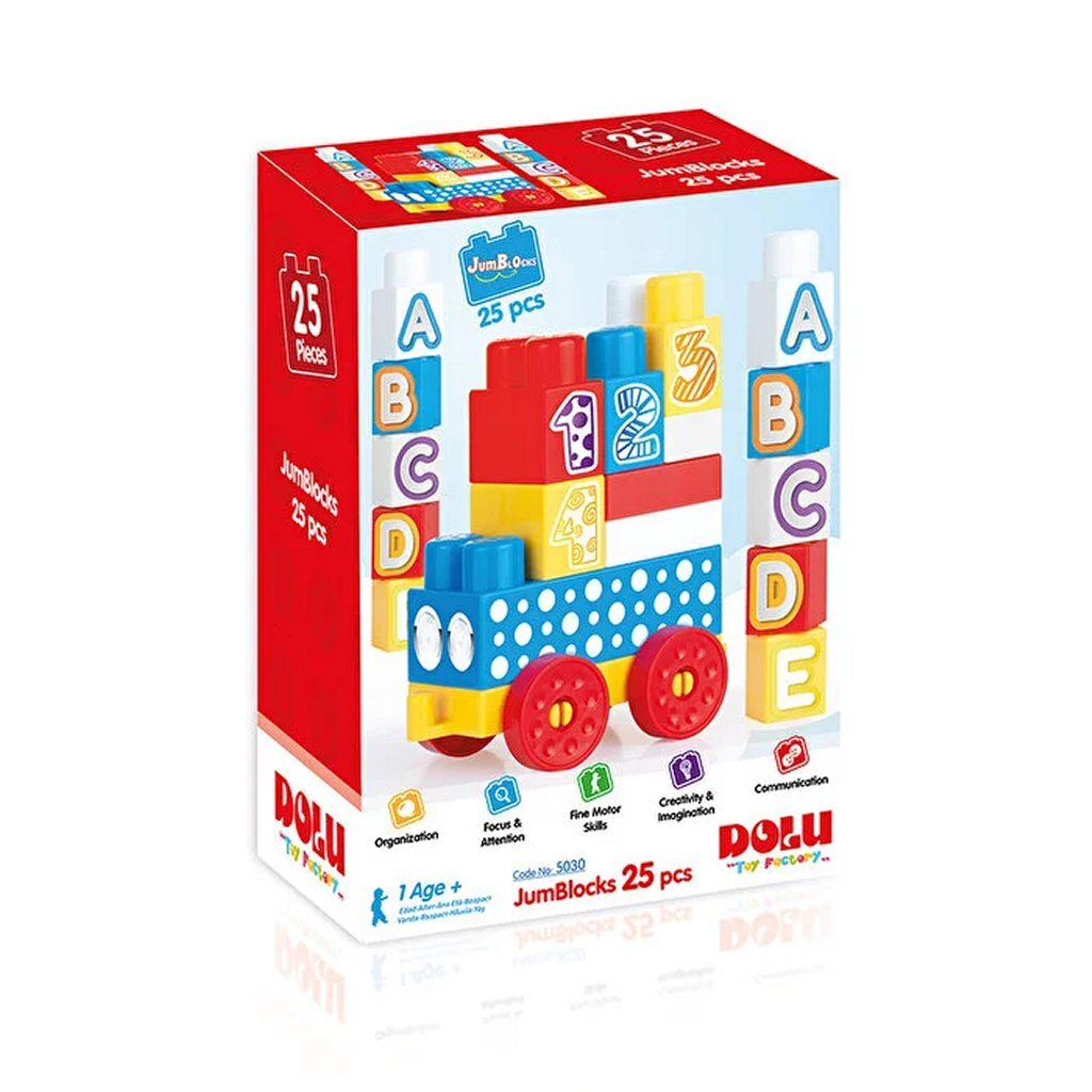 Dolu Block Train with 25 Blocks