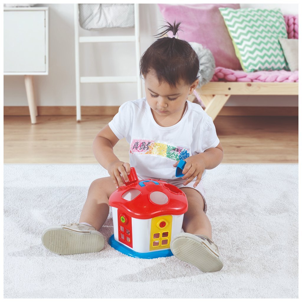 Dolu Shape Sorter House with 5 Shapes 12 Months+