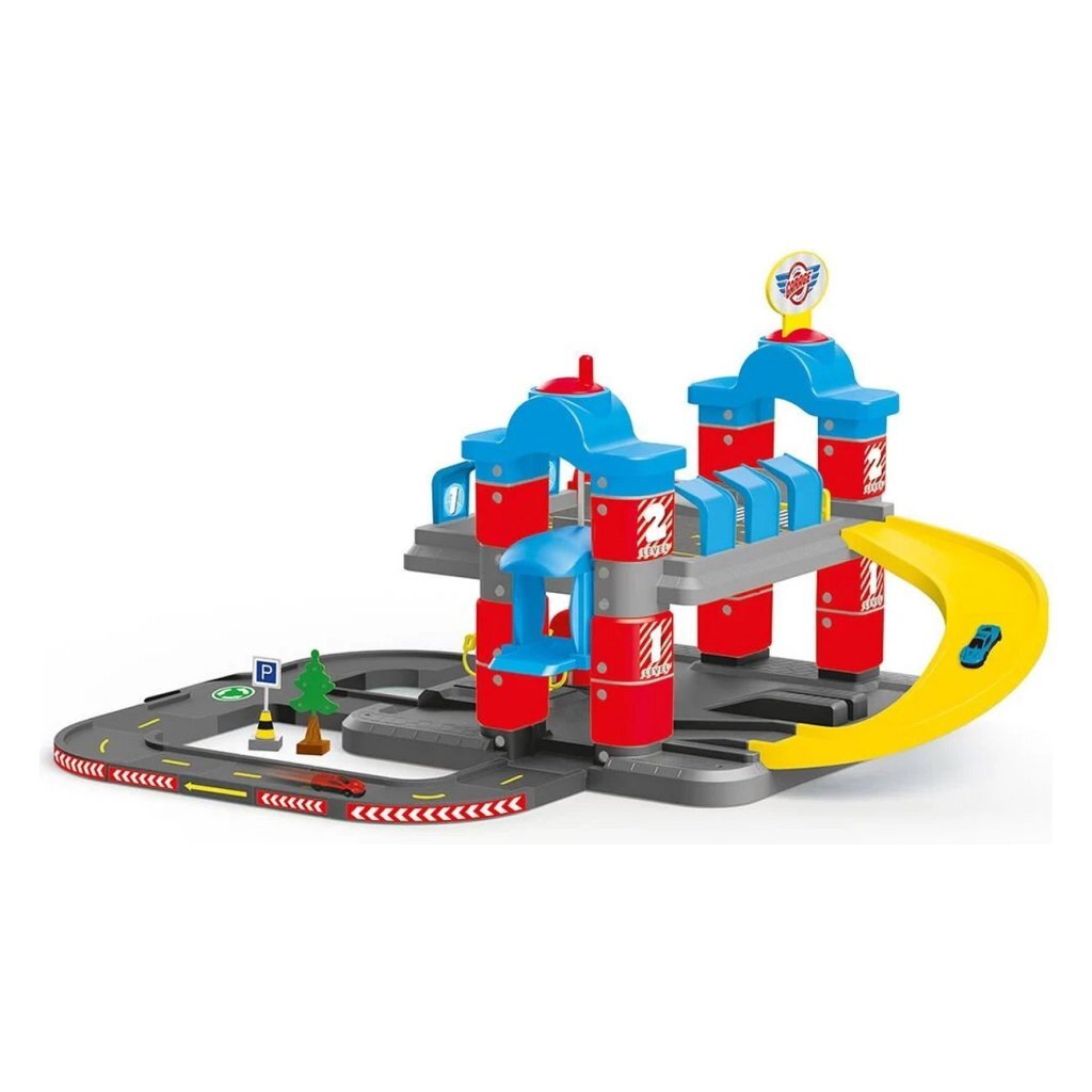 Dolu Double Parking Garage Playset for Kids 3 Years+