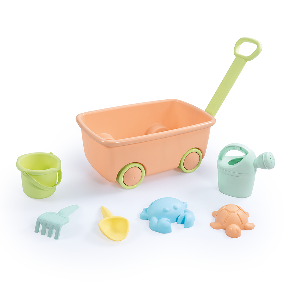 Dolu Beach Playset with Cart for Kids