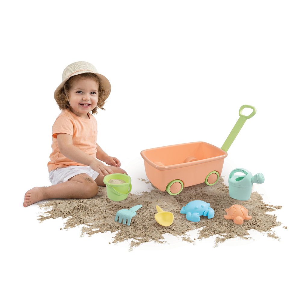 Dolu Beach Playset with Cart for Kids