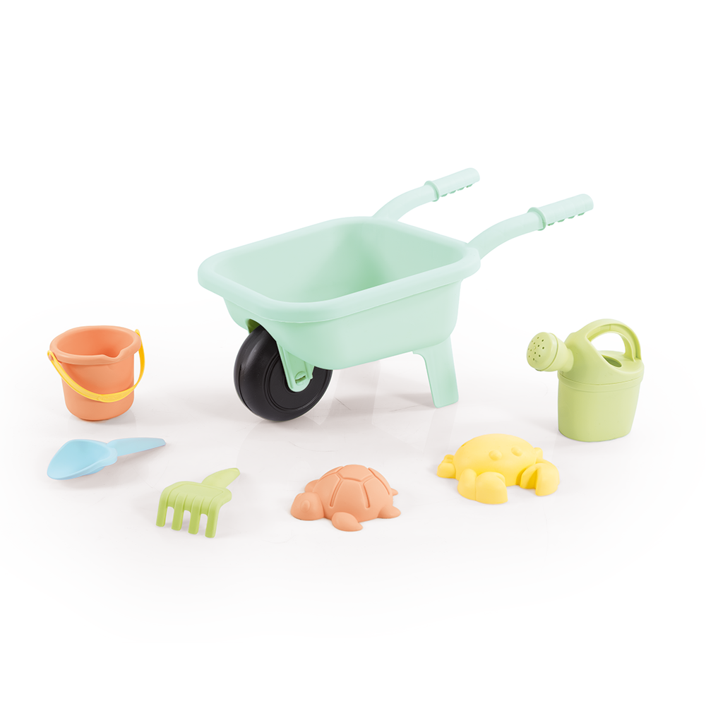 Dolu Wheelbarrow Beach Set with Accessories for Kids 2 Years+