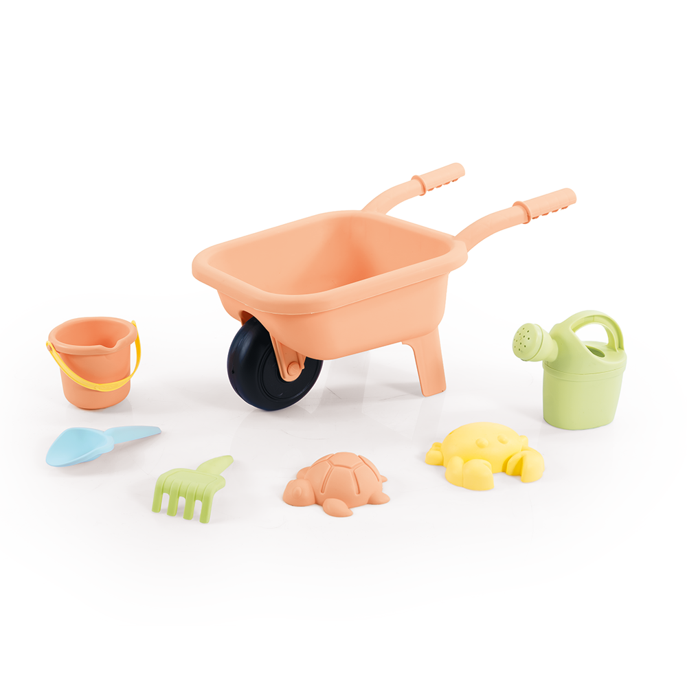 Dolu Wheelbarrow Beach Set with Accessories for Kids 2 Years+