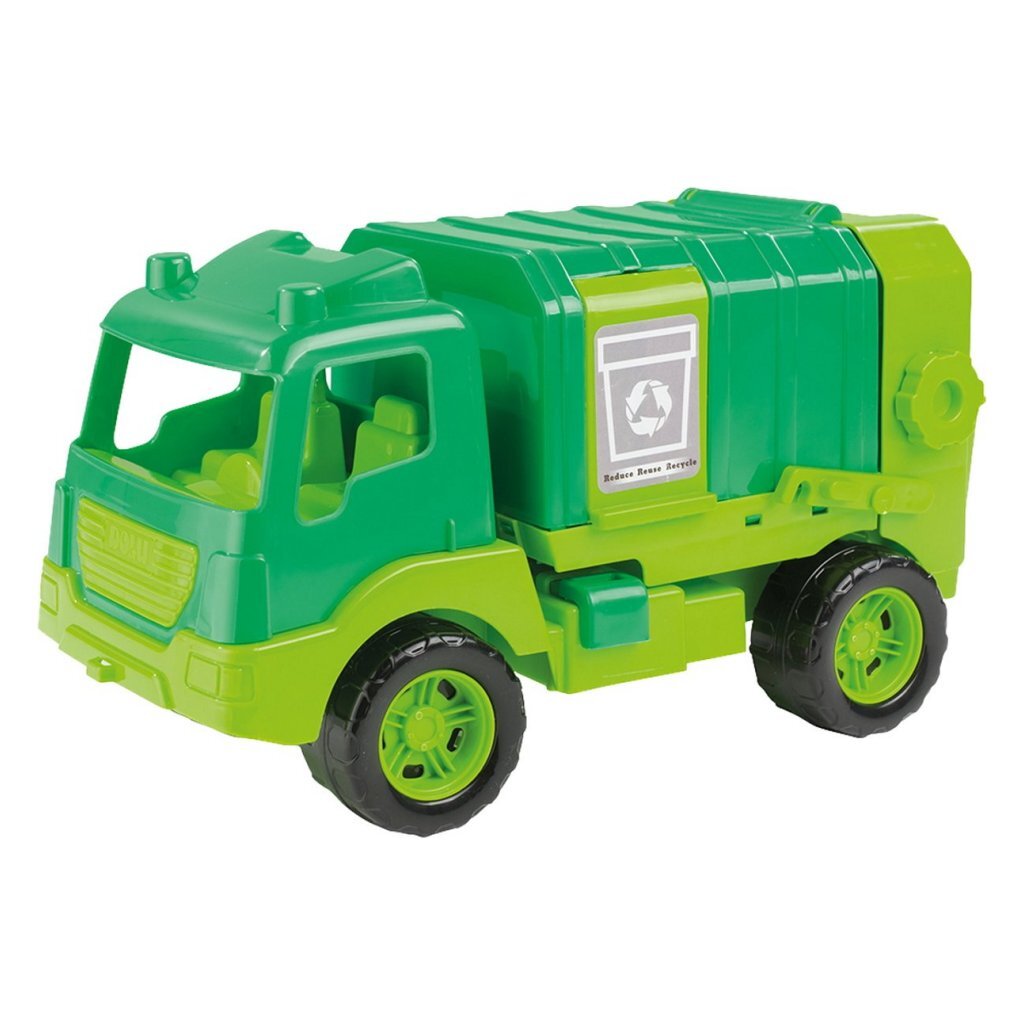 Dolu Garbage Truck 43 cm - Suitable for Children from 18 Months - Green