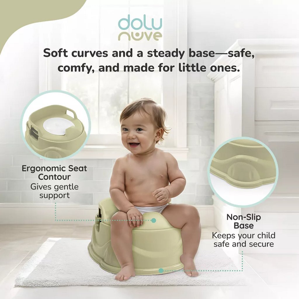 Dolu 3-in-1 Potty Pastel Green - Potty Training for Toddlers 18 Months+