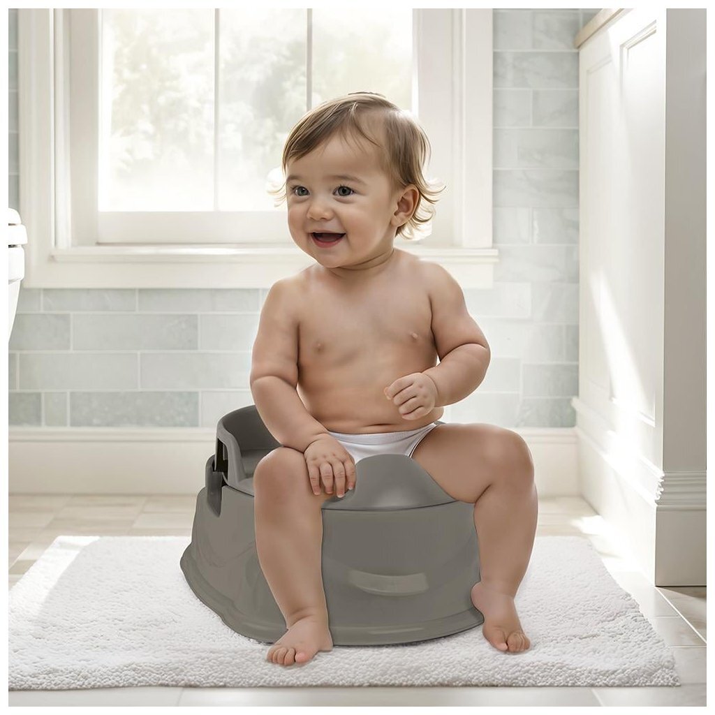 Dolu 3-in-1 Potty Dark Grey - Potty Training for Toddlers 18 Months+