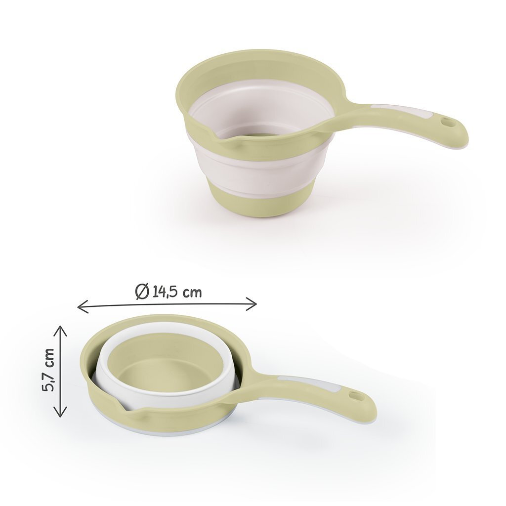 Dolu Baby Bath Set 3-piece Pastel Green/White