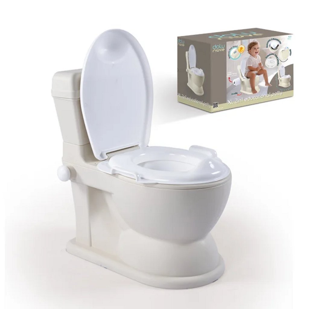 Dolu Toilet Potty with Light and Sound Beige