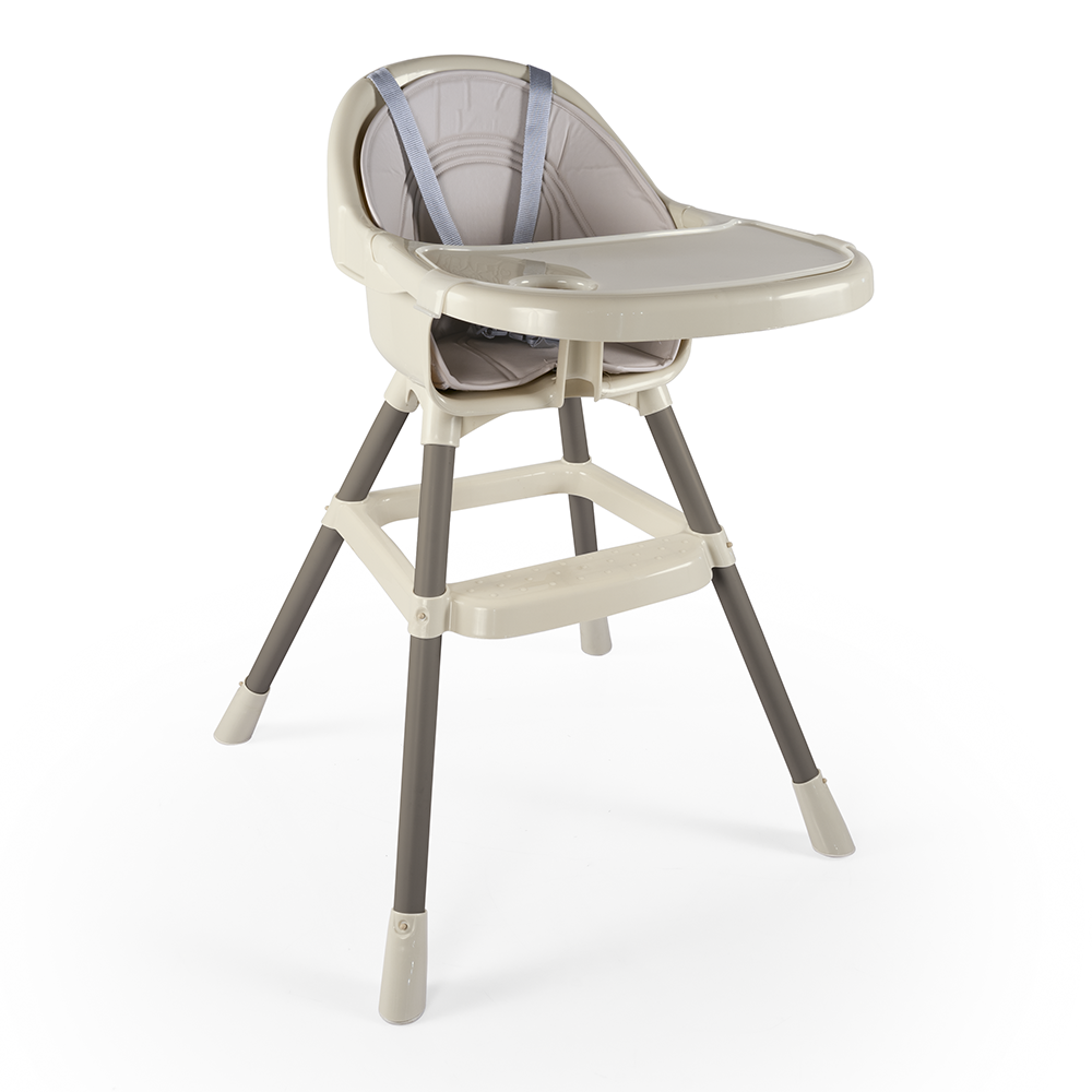 Dolu Premium Adjustable High Chair Beige - Suitable for Children 6 Months to 3 Years