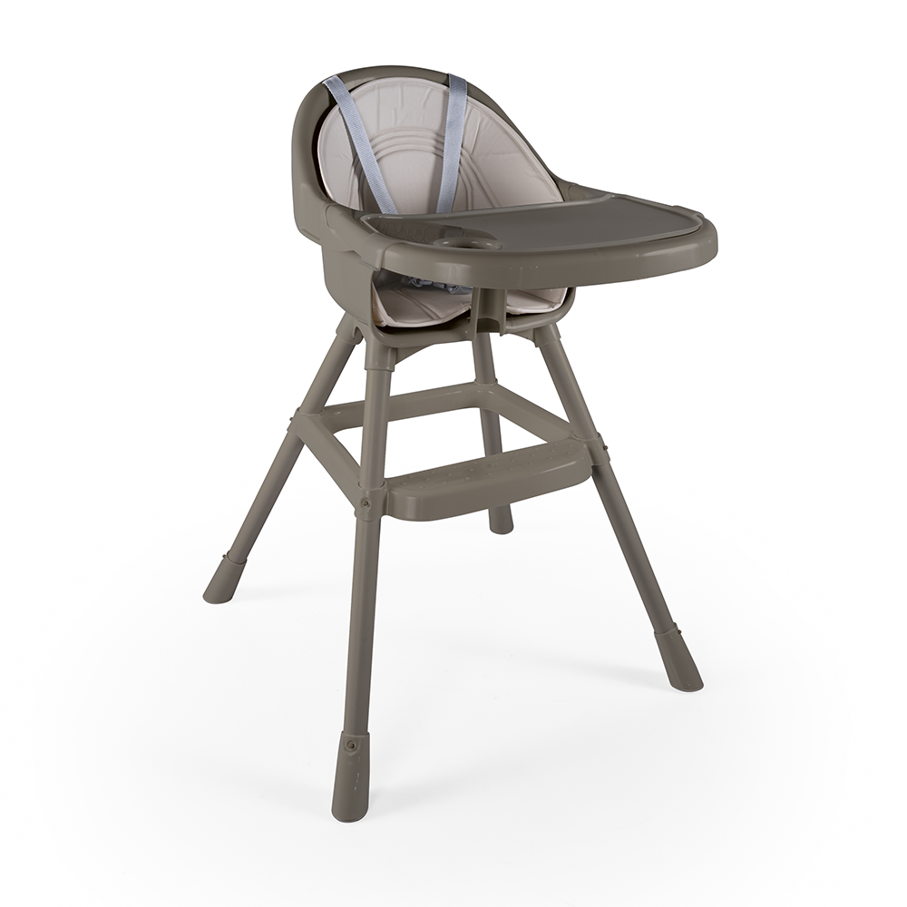 Dolu Premium Adjustable High Chair Grey - Suitable for Children 6 Months to 3 Years