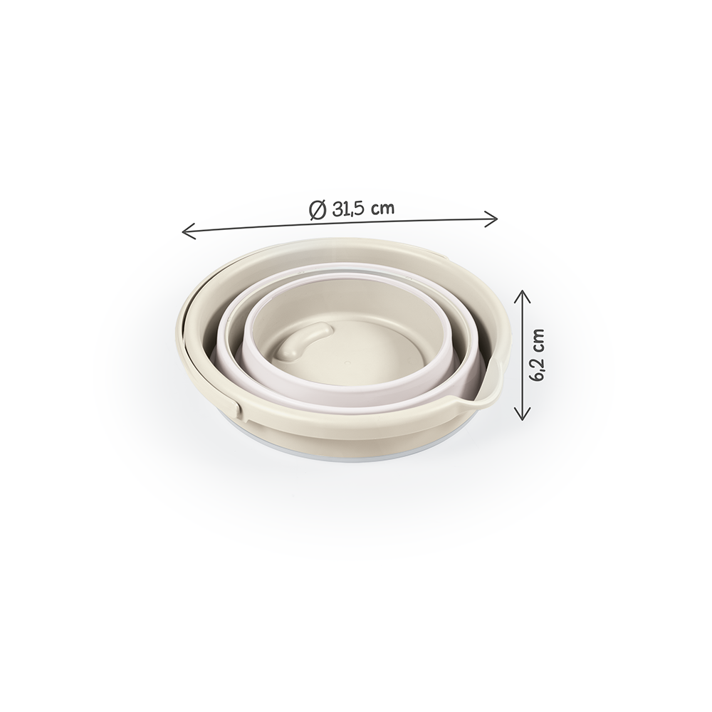 Dolu Baby Bath Set Beige - Safe and Practical Bath Solution for Babies