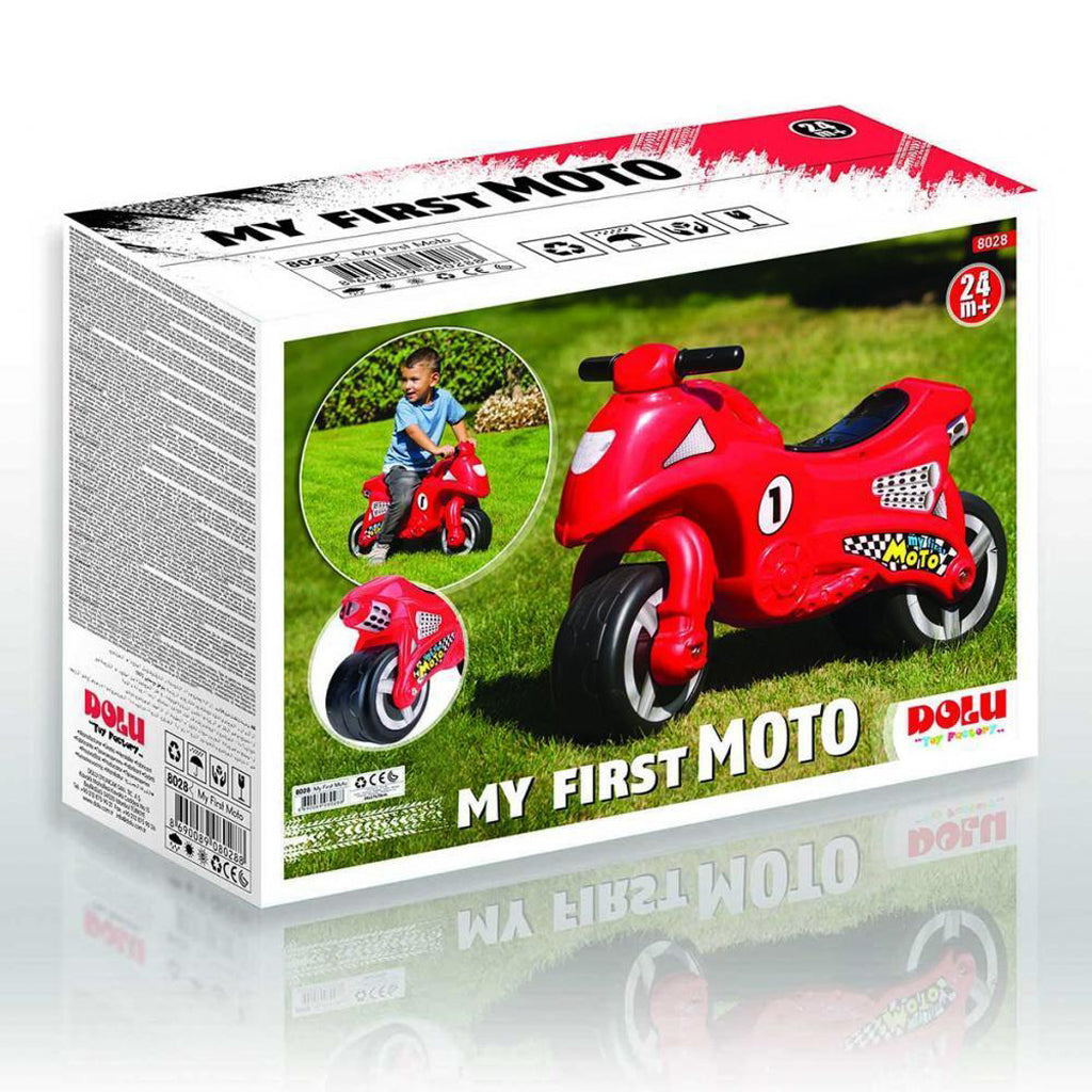 Dolu My First Motor Balance Scooter Red for Children